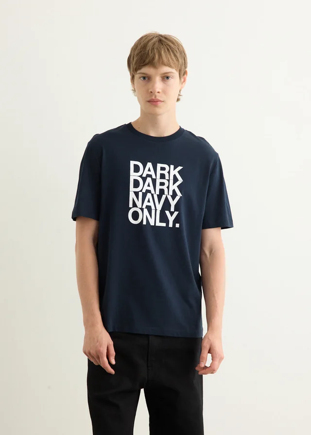 A.P.C. Dark Dark Navy Only T-Shirt in Blue from Incu, photo 1 of 1