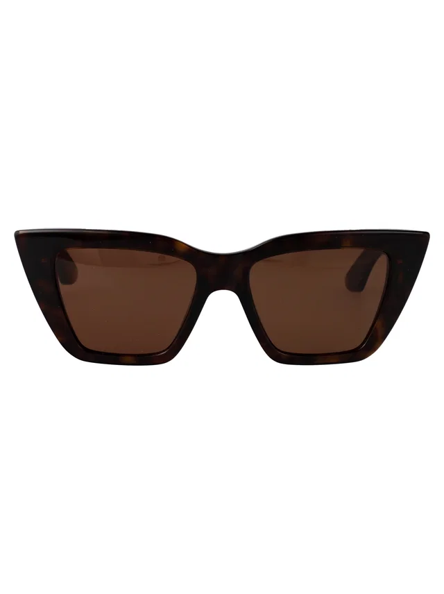 Alexander McQueen Am0507s Sunglasses — Brown Injected in Brown from HEWI