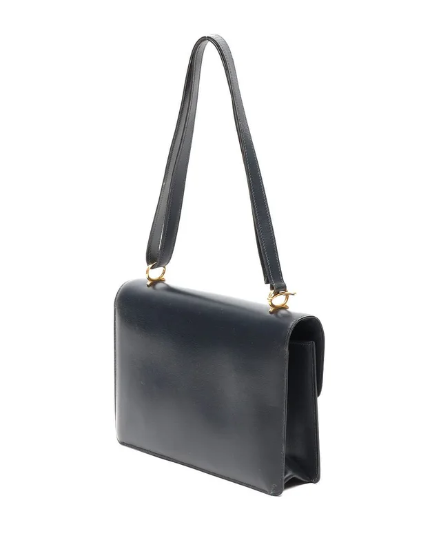 Hermès Box Sac Ring Bag in Box leather from A Retro Tale, photo 3 of 15