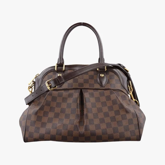 Louis Vuitton Trevi PM Ebene Damier Canvas in Brown Canvas from The Reluxe
