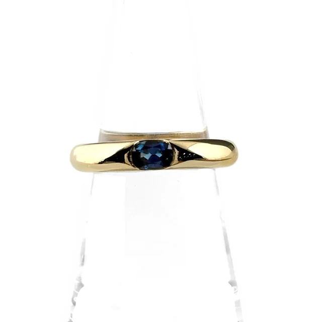 Cartier Ellipse Ring Yellow Gold Sapphire in Yellow from The Reluxe