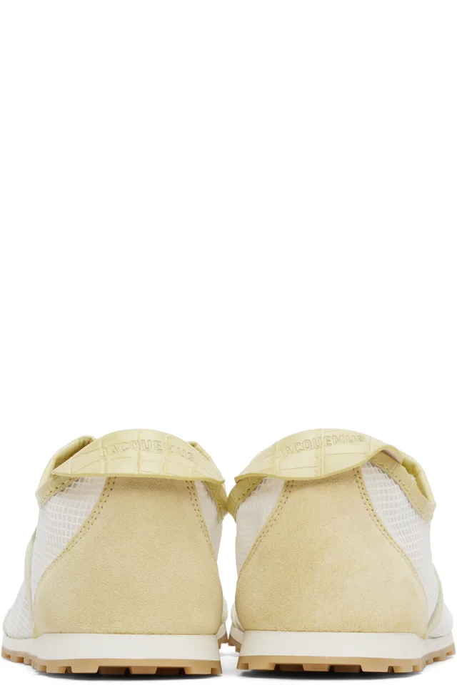 JACQUEMUS Yellow 'The Tennis' Sneakers, photo 2 of 5 from SSENSE