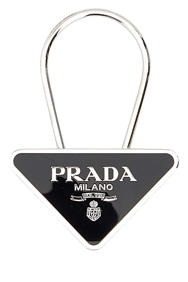 Prada Milano Key Case — Black Keychains in Black from HEWI