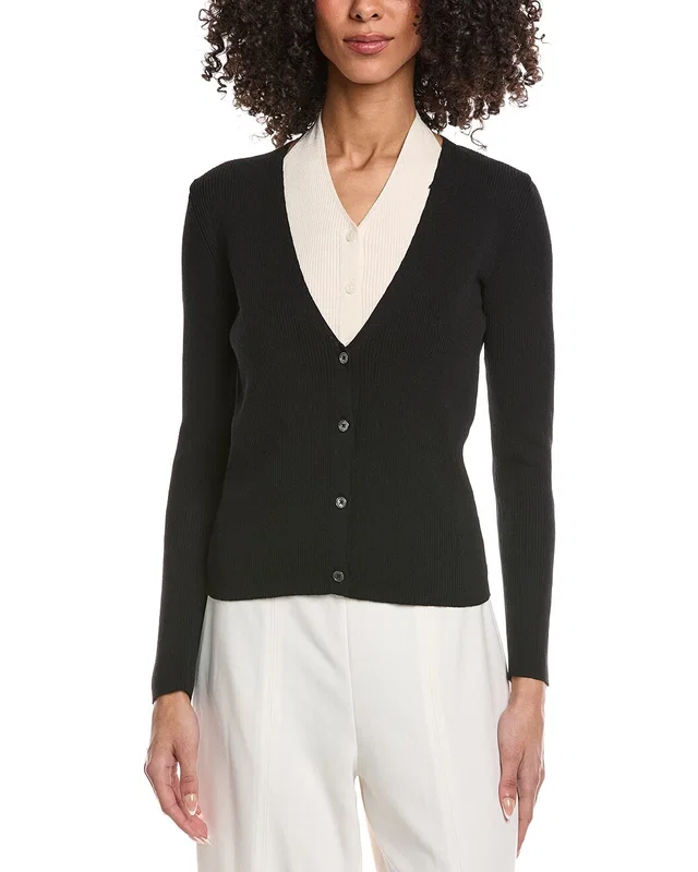Kenneth Cole Ribbed Cardigan, image 1 of 1 from Gilt