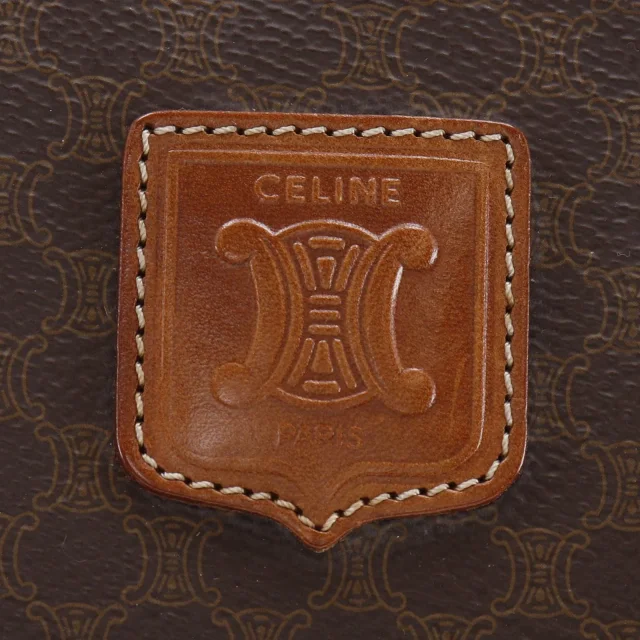 Celine Macadam PVC Tote Bag in Brown from LuxUness, photo 14 of 15