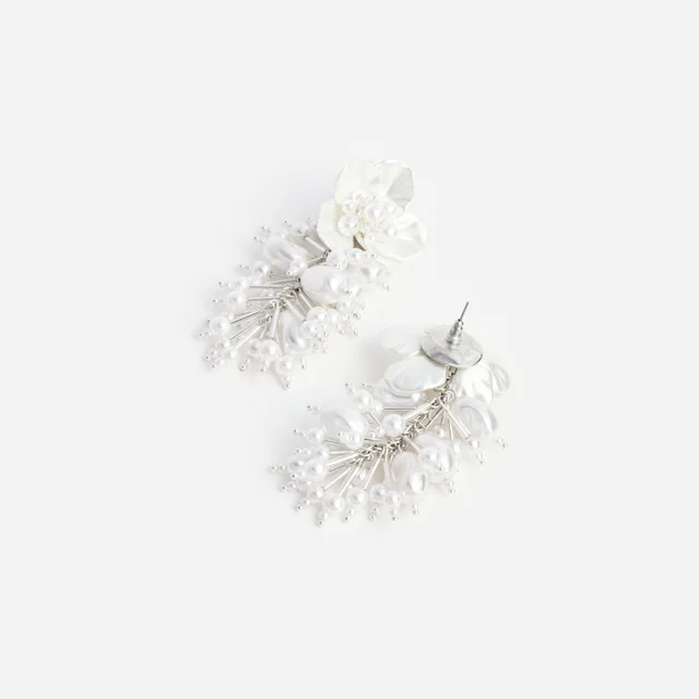 Self-Portrait Flower earrings, photo 2 of 5 from SENSER