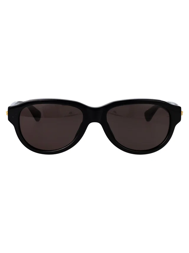 Bottega Veneta Bv1410s Sunglasses — Black Acetate in Black from HEWI