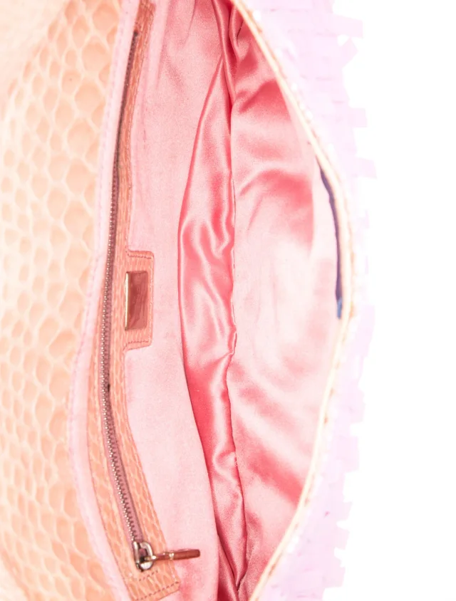 Fendi Sequins Baguette Vintage in pink Python from The RealReal, photo 6 of 6