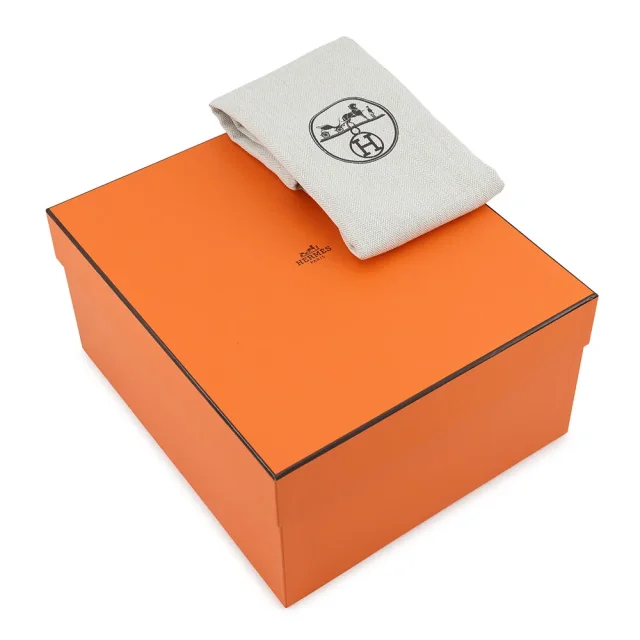 Hermès Neo Garden Blue Tempete Toile Officier Negonda Leather Size 23 in Blue Leather from GALLERY RARE, photo 7 of 7