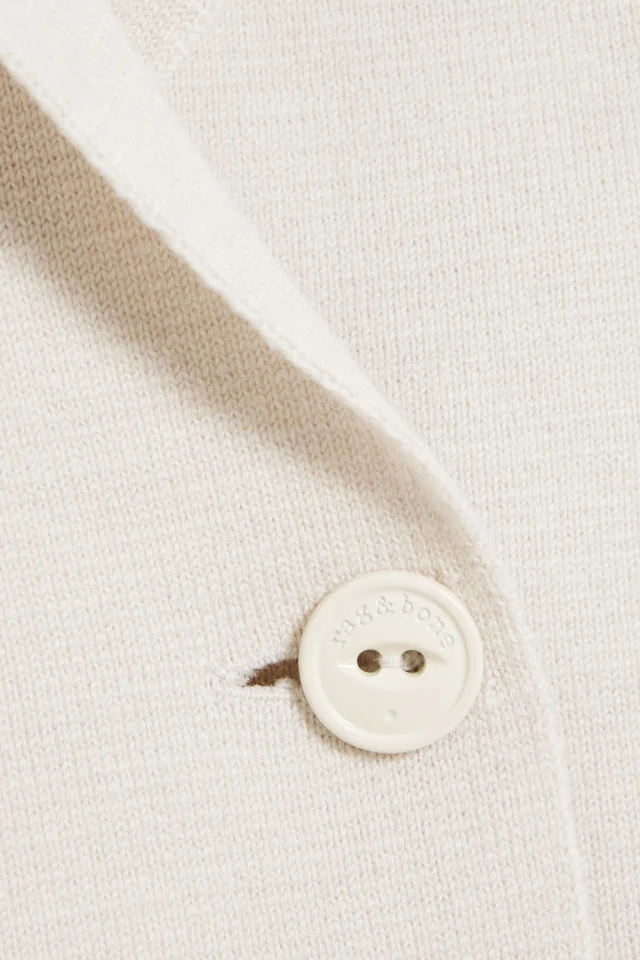 Rag & Bone Joy Cropped Double-Breasted Merino Wool-Blend Blazer, photo 4 of 4 from THE OUTNET