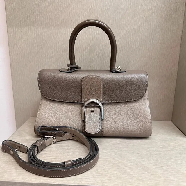 Delvaux Brillant Colorblocked Elephant Gray Bag from Grailed