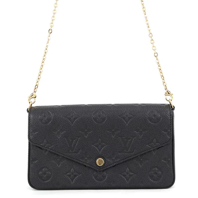 Louis Vuitton Felicie Pochette NoirM82477 Monogram Empreinte Leather in Leather from GALLERY RARE
