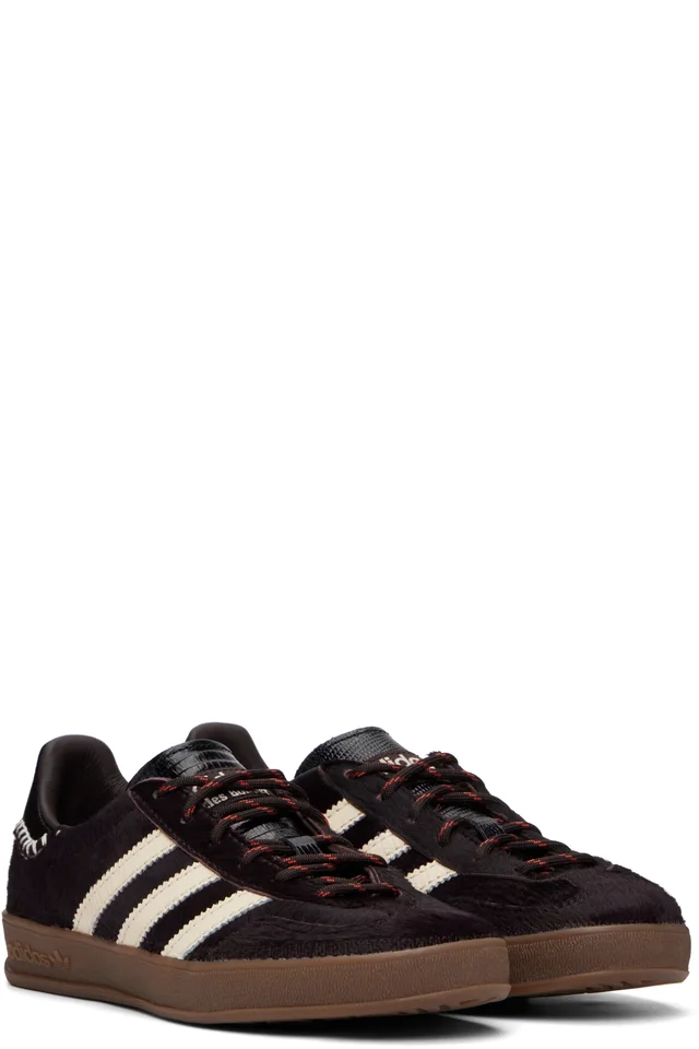 Wales Bonner Black adidas Originals Edition Gazelle Pony Sneakers, photo 4 of 5 from SSENSE
