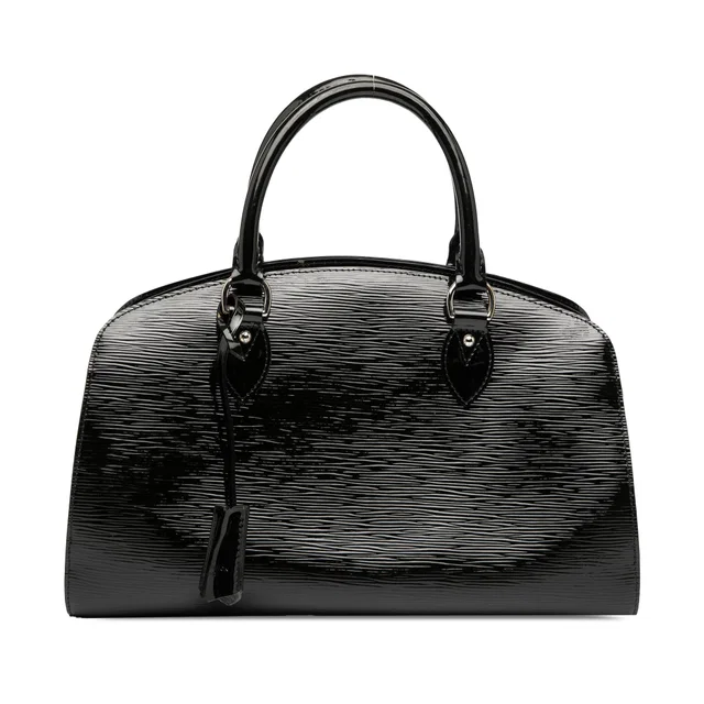 Black Louis Vuitton Electric Epi Pont Neuf PM Handbag in Black Leather from Designer Revival