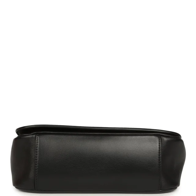 Chanel CC Messenger Bag Black Lambskin Gold Hardware in Black Lambskin from Madison Avenue Couture, photo 6 of 10