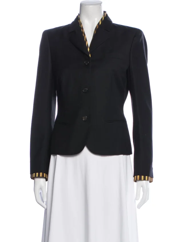 Alexander McQueen Vintage 2008 Blazer in black from The RealReal