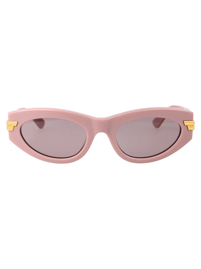 Bottega Veneta Bv1189s Acetate Cat-Eye Sunglasses — Pink in Pink from HEWI