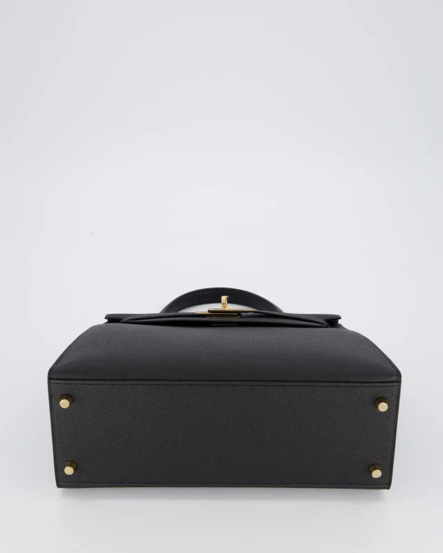 Hermès Kelly 28 Sellier Bag in Black Epsom leather from Sellier, photo 19 of 23
