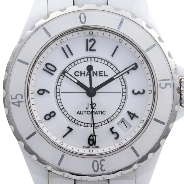 Chanel J12 H0970 Automatic White in White Ceramic from VINTAGE QOO TOKYO, photo 2 of 8