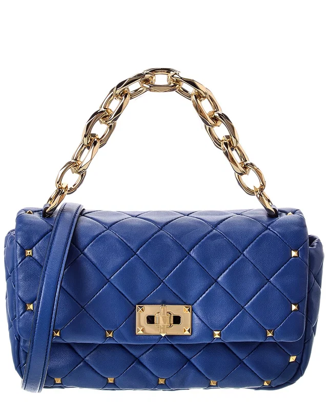 Valentino Rockstud Spike Leather Shoulder Bag, image 1 of 1 from Gilt