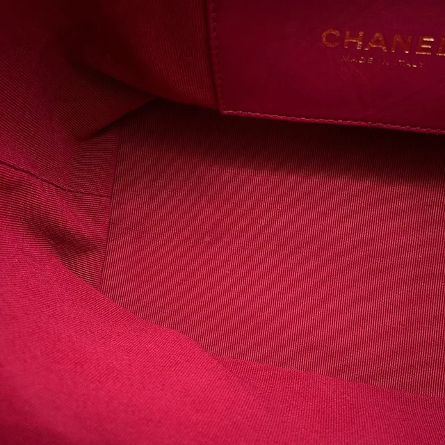 Chanel Backpack CC Logo Quilted Drawstring Double Pocket Calfskin Black in Black Calfskin from The Reluxe, photo 2 of 2