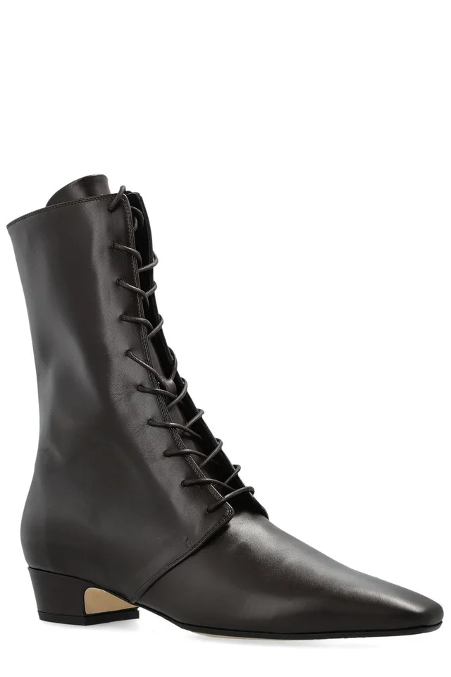 Aeyde Elva Lace-Up Ankle Boots, photo 2 of 6 from SENSER