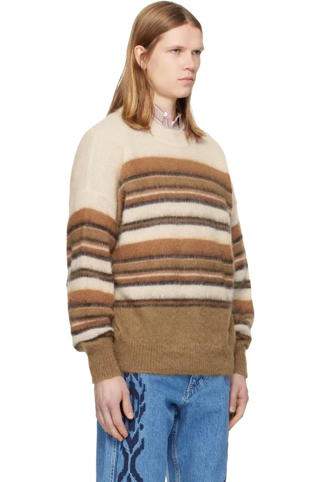 Isabel Marant Beige & Brown Drussellh Sweater, photo 2 of 4 from SSENSE