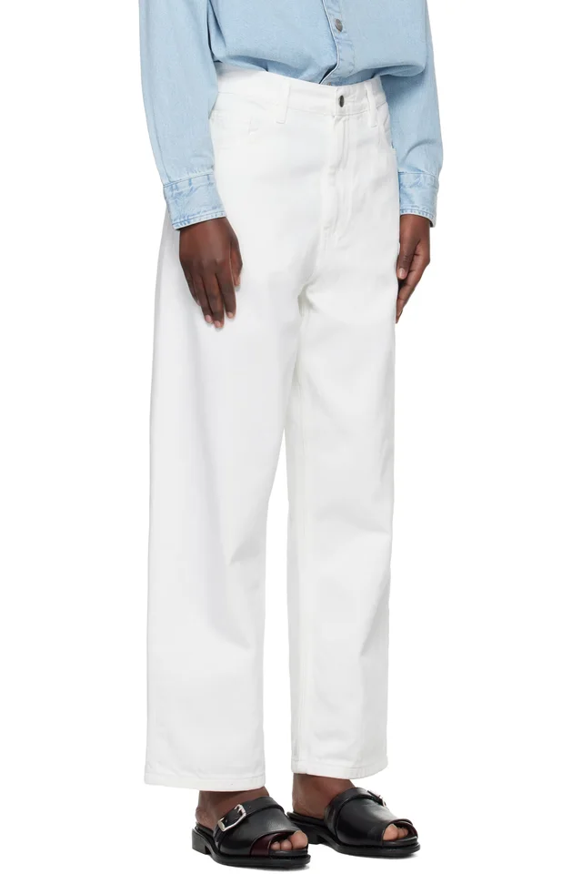 Carhartt Work In Progress White Brandon Jeans, photo 2 of 4 from SSENSE