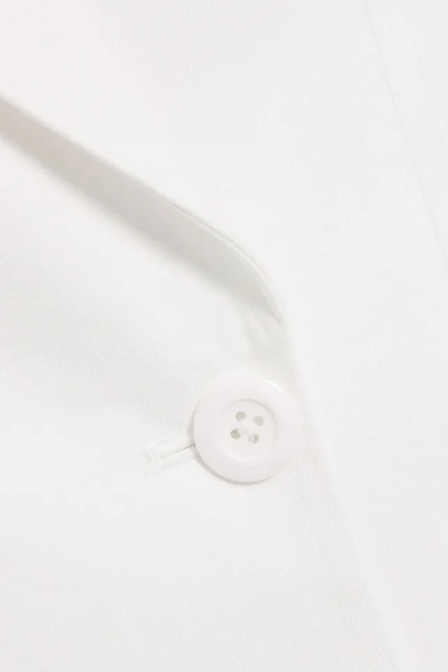 Alice + Olivia Meritt Linen-Blend Sleeveless Tuxedo Mini Dress, photo 4 of 4 from THE OUTNET