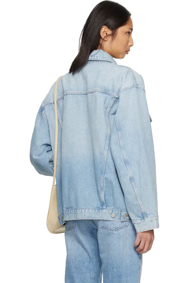 AGOLDE Blue Evin Denim Jacket, photo 3 of 3 from SSENSE