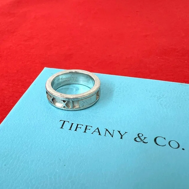 Tiffany & Co. Vintage Atlas Wide Ring 925 Sterling Silver Accessory in Silver from The Reluxe