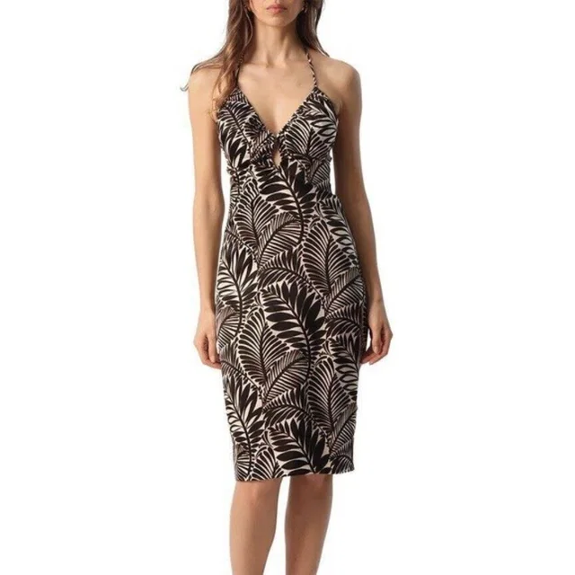Christian Lacroix Midi Halter Dress Nwt in black from Poshmark
