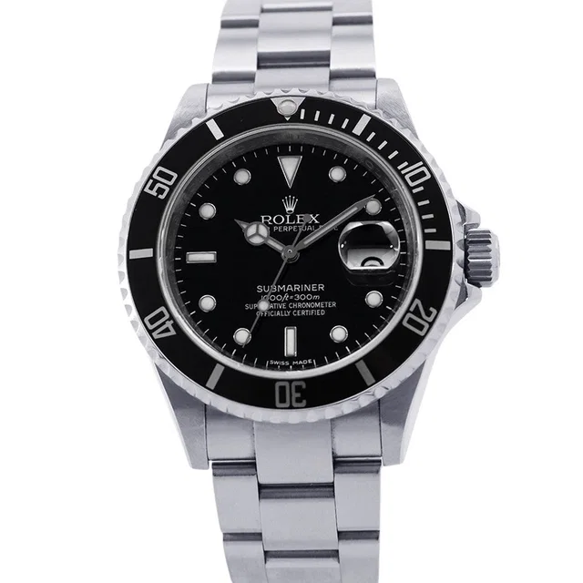 Rolex Submariner Date W40mm Stainless Steel Black Dial16610 in Black from GALLERY RARE