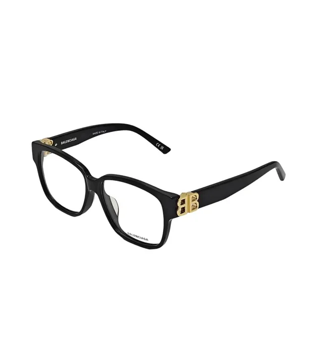 Balenciaga Long Square Synthetic Clear Glasses Os in black from Grailed