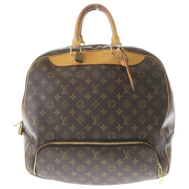 Louis Vuitton Evasion Bag Monogram Handbag Brown in Brown from The Reluxe