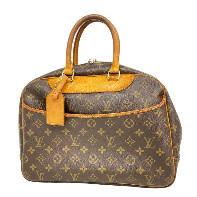 Louis Vuitton Handbag Monogram Deauville Brown in Brown from The Reluxe