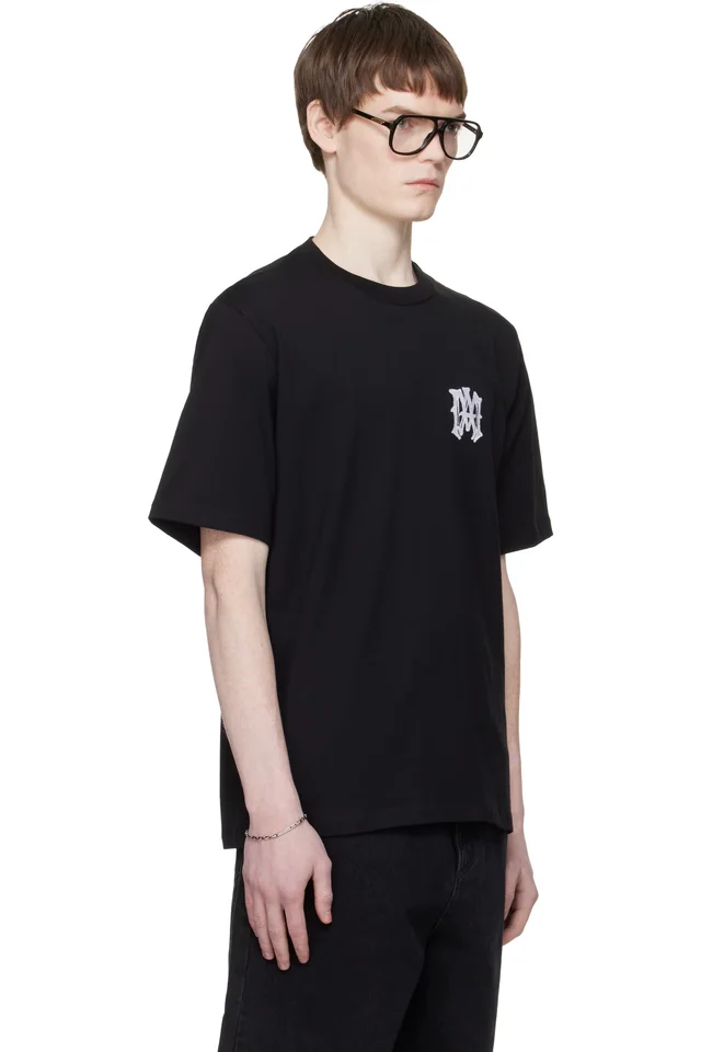 AMIRI Black MA Chateau T-shirt, photo 2 of 4 from SSENSE
