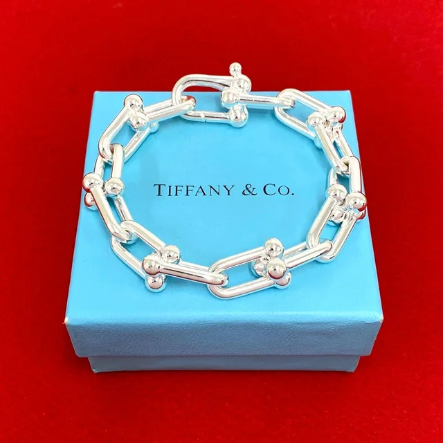 Tiffany & Co. HardWear Large Link Bracelet 925 Sterling Silver in Silver from The Reluxe