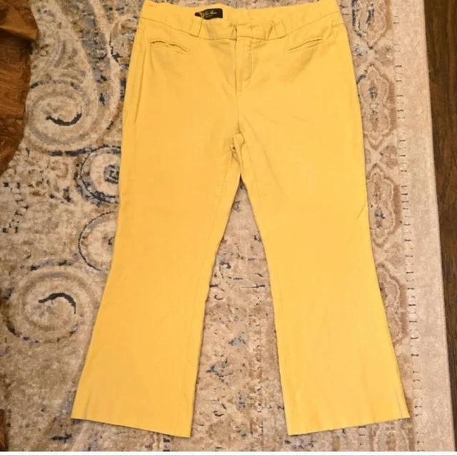 Loro Piana Women's Pants in yellow from Poshmark