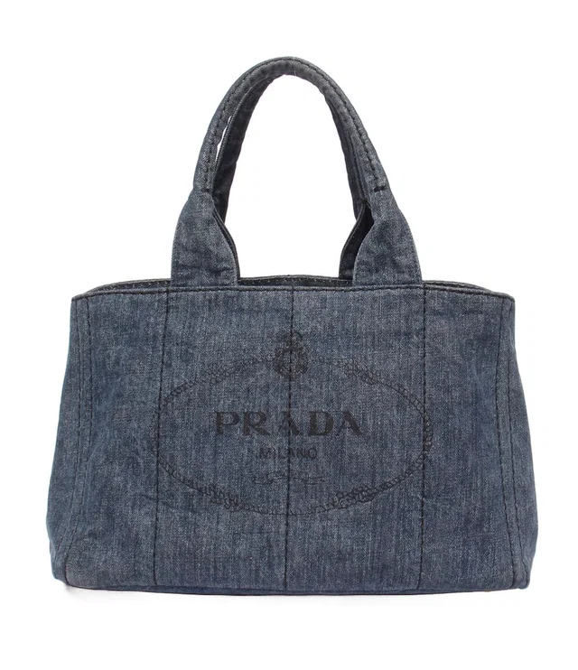 Prada Tote Navy in Navy from The Reluxe