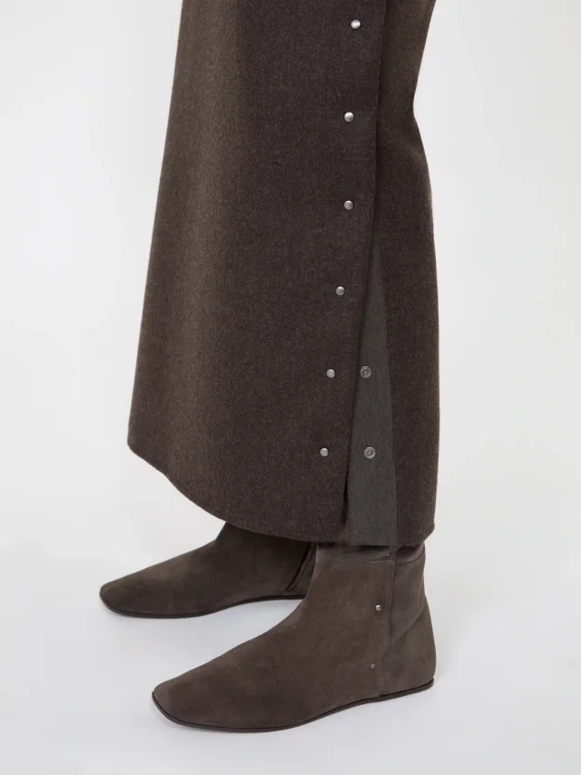 Max Mara press-stud-detail midi skirt, photo 6 of 6 from SENSER