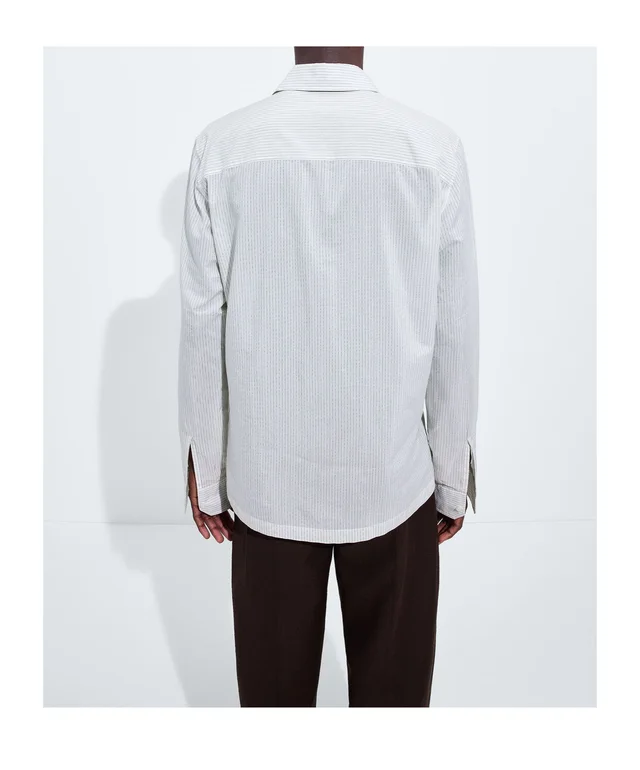 Bottega Veneta Pinstriped Long-Sleeved Shirt, photo 3 of 4 from SENSER