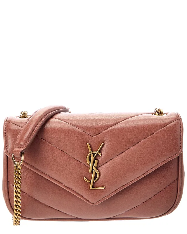 Saint Laurent Loulou Mini Leather Crossbody, image 1 of 1 from Gilt