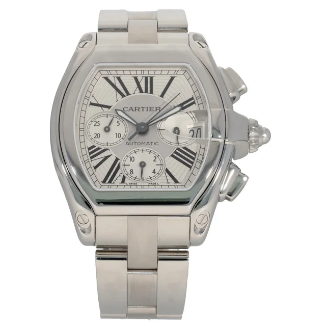 Cartier Roadster XL W62019X6 43mm Stainless Steel Watch from H&T