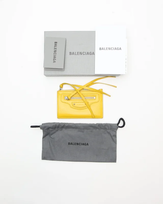 Balenciaga Leather Card Holder in Leather from A Retro Tale, photo 2 of 5