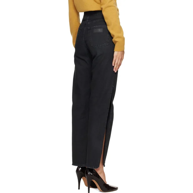 Mm6 Maison Margiela side-zip straight-leg jeans, photo 7 of 7 from SENSER