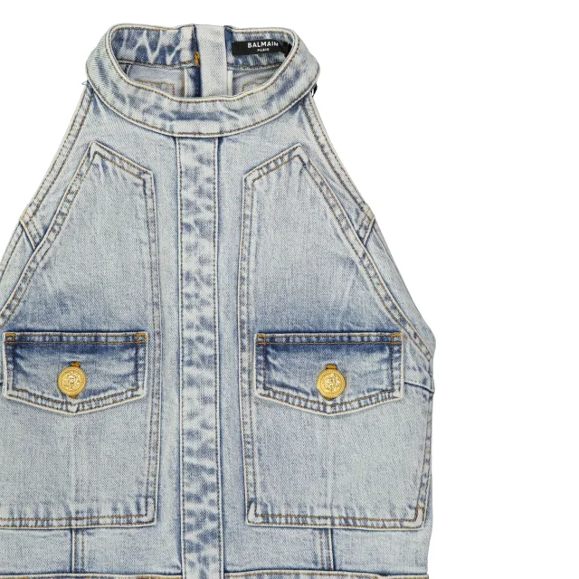 Balmain Denim Mini Dress, photo 7 of 9 from Balardi