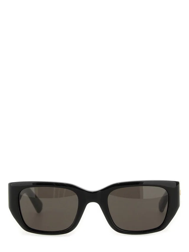 Bottega Veneta 841186_v2q301049 Sunglasses — Black Acetate in Black Woven leather from HEWI
