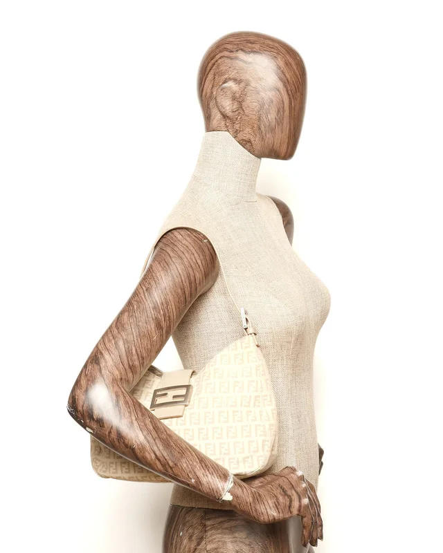 Fendi Zucchini Baguette Bag in Canvas from A Retro Tale, photo 9 of 9