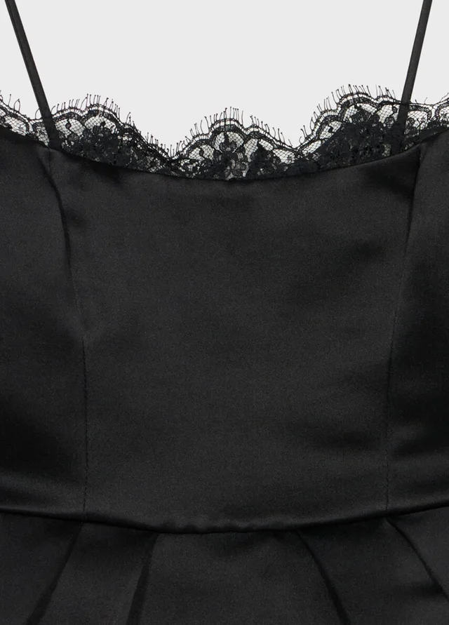 Blumarine lace-trim balloon mini dress from SENSER, photo 1 of 1